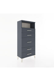 Hyperion Dolap Tek Raflı 5 Çekmeceli 60x44x134 - S50M020V5B