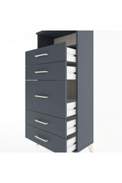 Hyperion Dolap Tek Raflı 5 Çekmeceli 60x44x134 - S50M020V5B