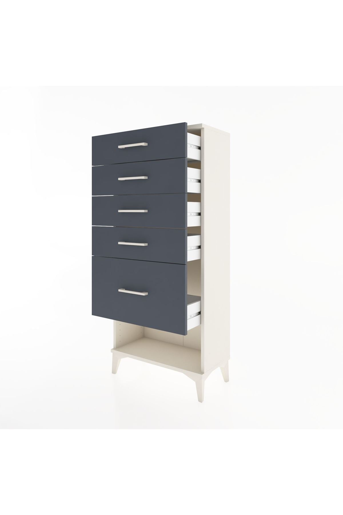 Hyperion Dolap 5 Çekmeceli 60x44x134 - S50M021V2B