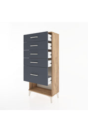 Hyperion Dolap 5 Çekmeceli 60x44x134 - S50M021V8B
