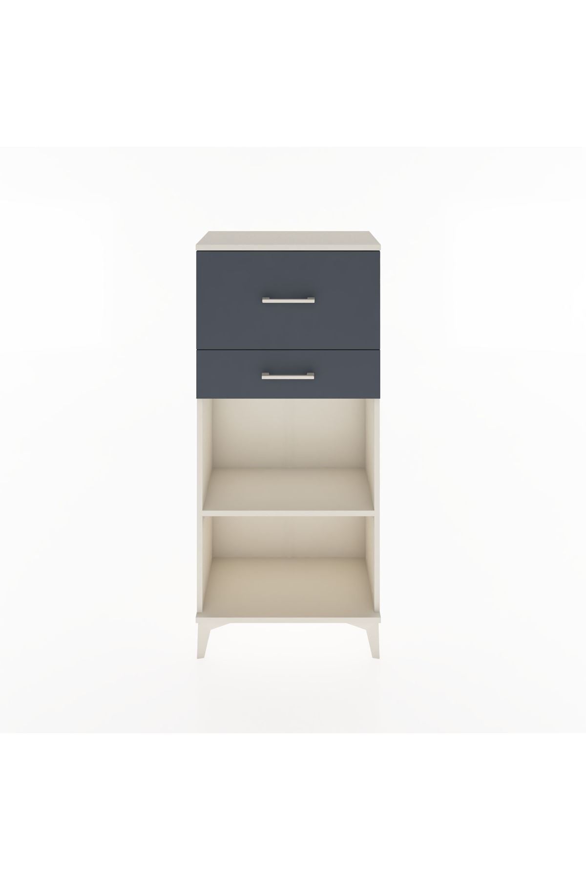 Hyperion Dolap Tek Raflı 2 Çekmeceli 60x44x134 - S50M022V2B