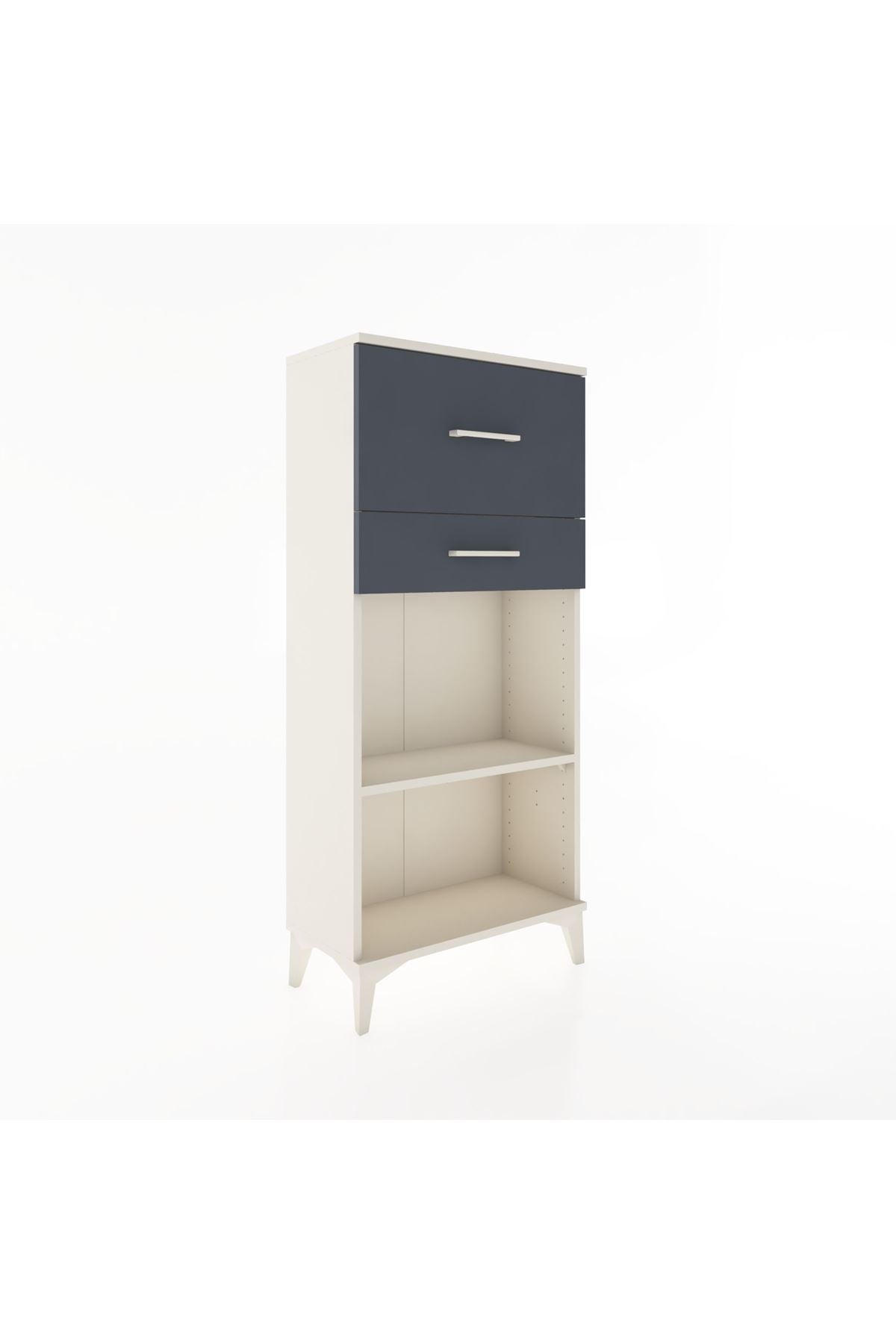 Hyperion Dolap Tek Raflı 2 Çekmeceli 60x44x134 - S50M022V2B