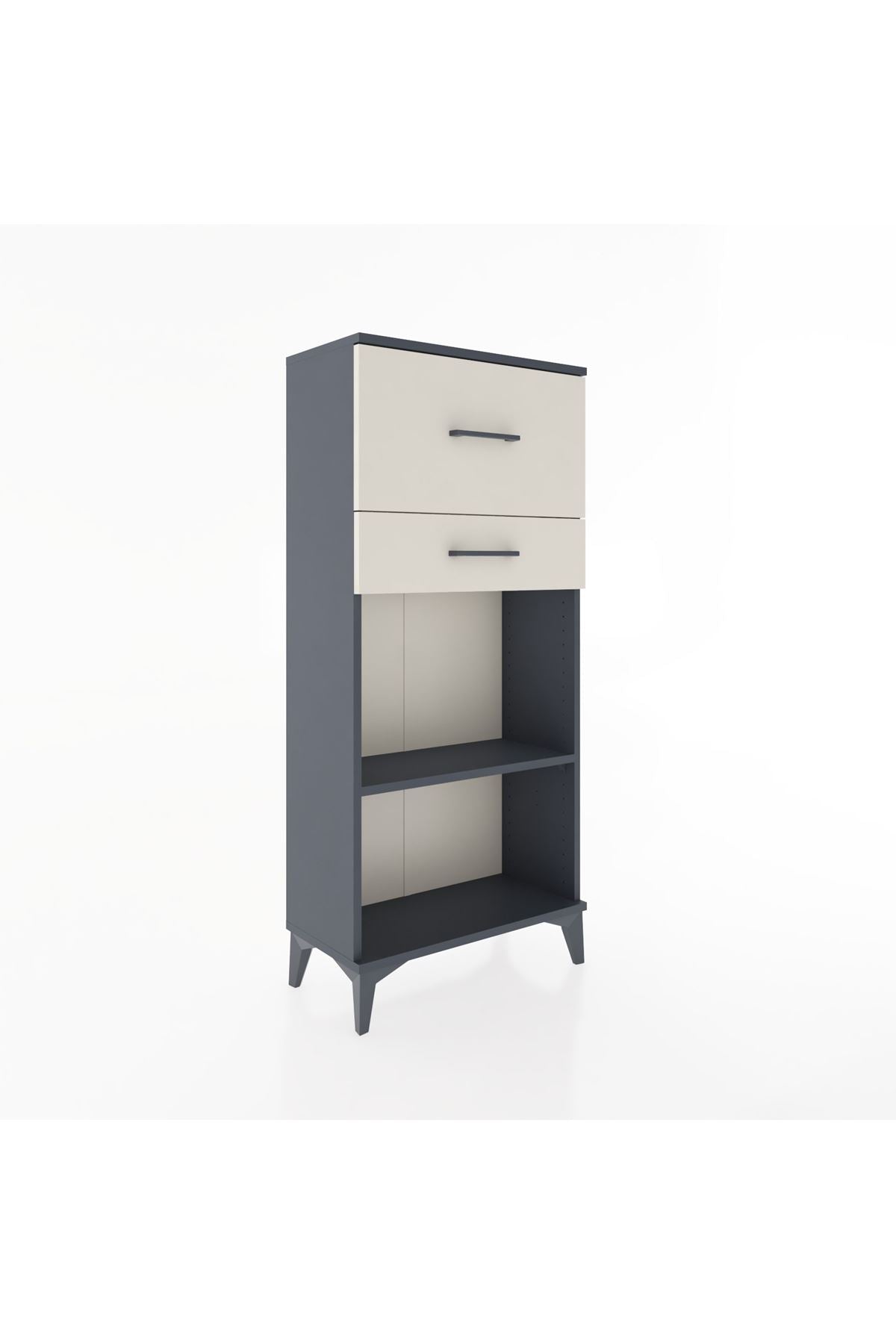 Hyperion Dolap Tek Raflı 2 Çekmeceli 60x44x134 - S50M022V4B