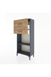 Hyperion Dolap Tek Raflı 2 Çekmeceli 60x44x134 - S50M022V6B