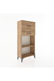 Hyperion Dolap Tek Raflı 2 Çekmeceli 60x44x134 - S50M022V9B