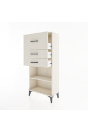 Hyperion Dolap Tek Raflı 3 Çekmeceli 60x44x134 - S50M023V1B