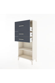 Hyperion Dolap Tek Raflı 3 Çekmeceli 60x44x134 - S50M023V2B