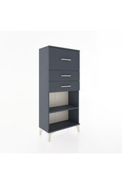 Hyperion Dolap Tek Raflı 3 Çekmeceli 60x44x134 - S50M023V5B
