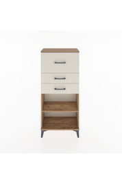 Hyperion Dolap Tek Raflı 3 Çekmeceli 60x44x134 - S50M023V7B