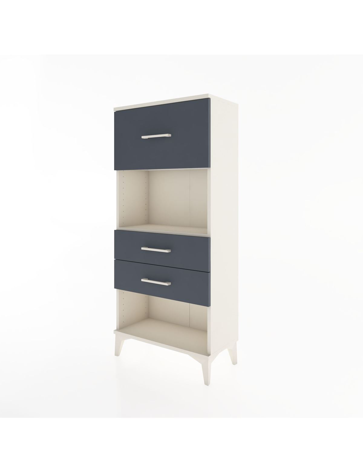 Hyperion Dolap Tek Raflı 3 Çekmeceli 60x44x134 - S50M024V2B