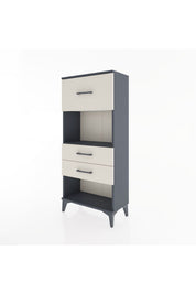 Hyperion Dolap Tek Raflı 3 Çekmeceli 60x44x134 - S50M024V4B