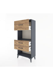 Hyperion Dolap Tek Raflı 3 Çekmeceli 60x44x134 - S50M024V6B