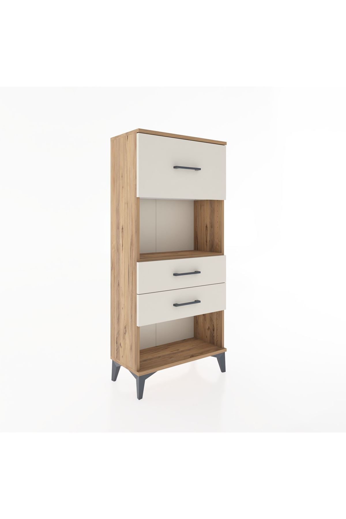 Hyperion Dolap Tek Raflı 3 Çekmeceli 60x44x134 - S50M024V7B