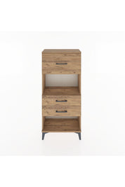 Hyperion Dolap Tek Raflı 3 Çekmeceli 60x44x134 - S50M024V9B