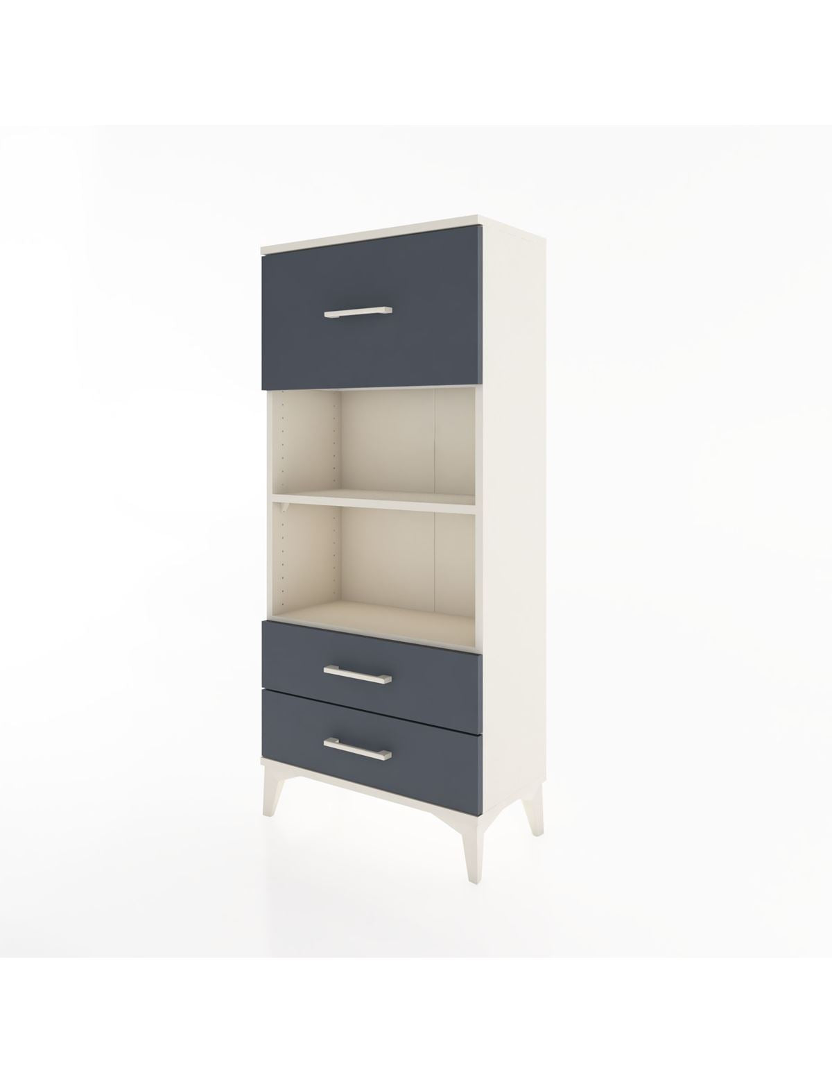 Hyperion Dolap 2 Raflı 3 Çekmeceli 60x44x134 - S50M025V2B