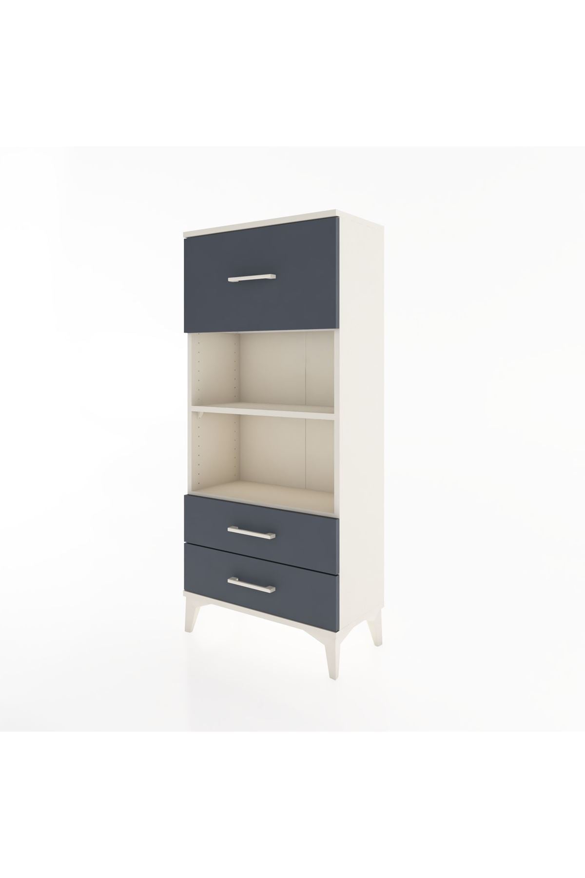 Hyperion Dolap 2 Raflı 3 Çekmeceli 60x44x134 - S50M025V2B
