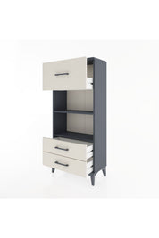 Hyperion Dolap 2 Raflı 3 Çekmeceli 60x44x134 - S50M025V4B