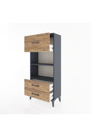 Hyperion Dolap 2 Raflı 3 Çekmeceli 60x44x134 - S50M025V6B