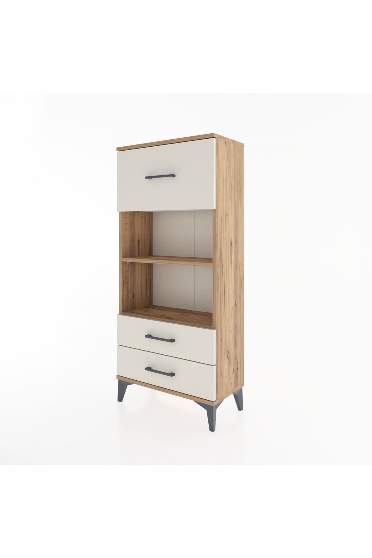 Hyperion Dolap 2 Raflı 3 Çekmeceli 60x44x134 - S50M025V7B