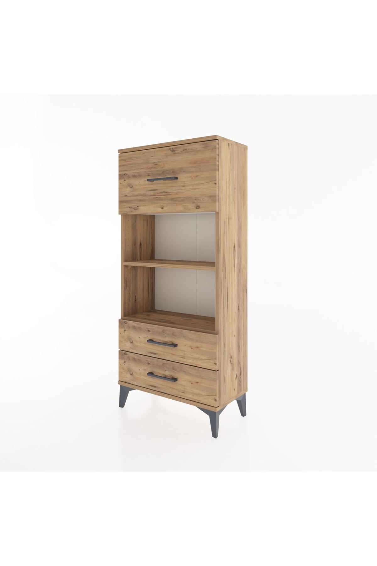 Hyperion Dolap 2 Raflı 3 Çekmeceli 60x44x134 - S50M025V9B