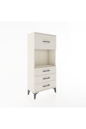 Hyperion Dolap Tek Raflı 4 Çekmeceli 60x44x134 - S50M027V1B