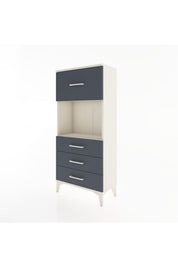 Hyperion Dolap Tek Raflı 4 Çekmeceli 60x44x134 - S50M027V2B