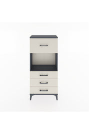 Hyperion Dolap Tek Raflı 4 Çekmeceli 60x44x134 - S50M027V4B