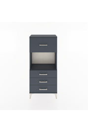 Hyperion Dolap Tek Raflı 4 Çekmeceli 60x44x134 - S50M027V5B