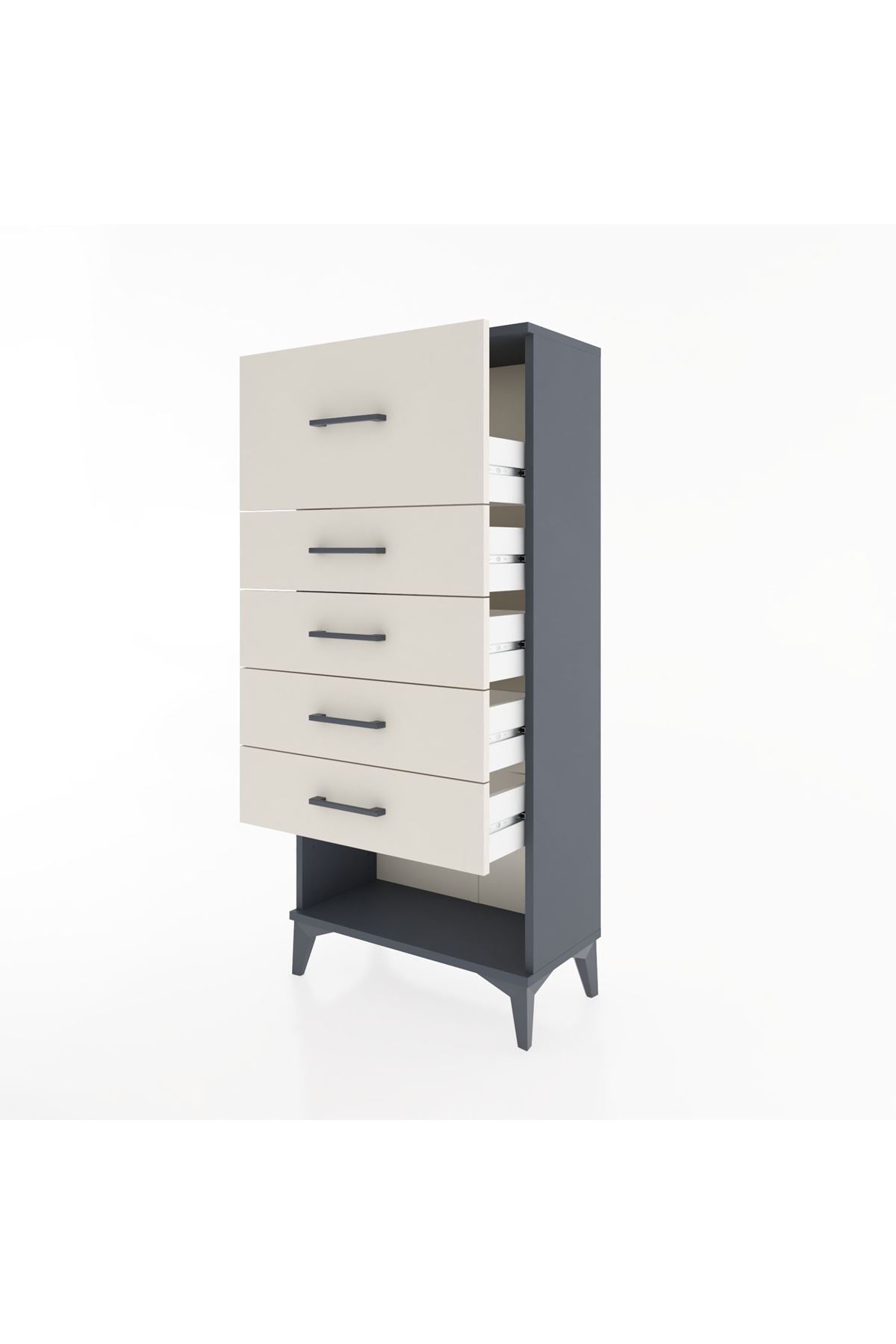 Hyperion Dolap 5 Çekmeceli 60x44x134 - S50M028V4B