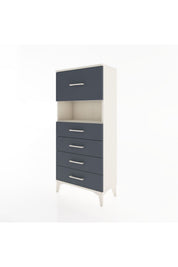 Hyperion Dolap Tek Raflı 5 Çekmeceli 60x44x134 - S50M029V2B