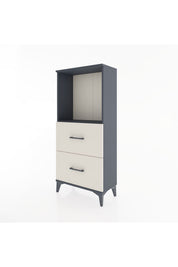 Hyperion Dolap Tek Raflı 2 Çekmeceli 60x44x134 - S50M030V4B