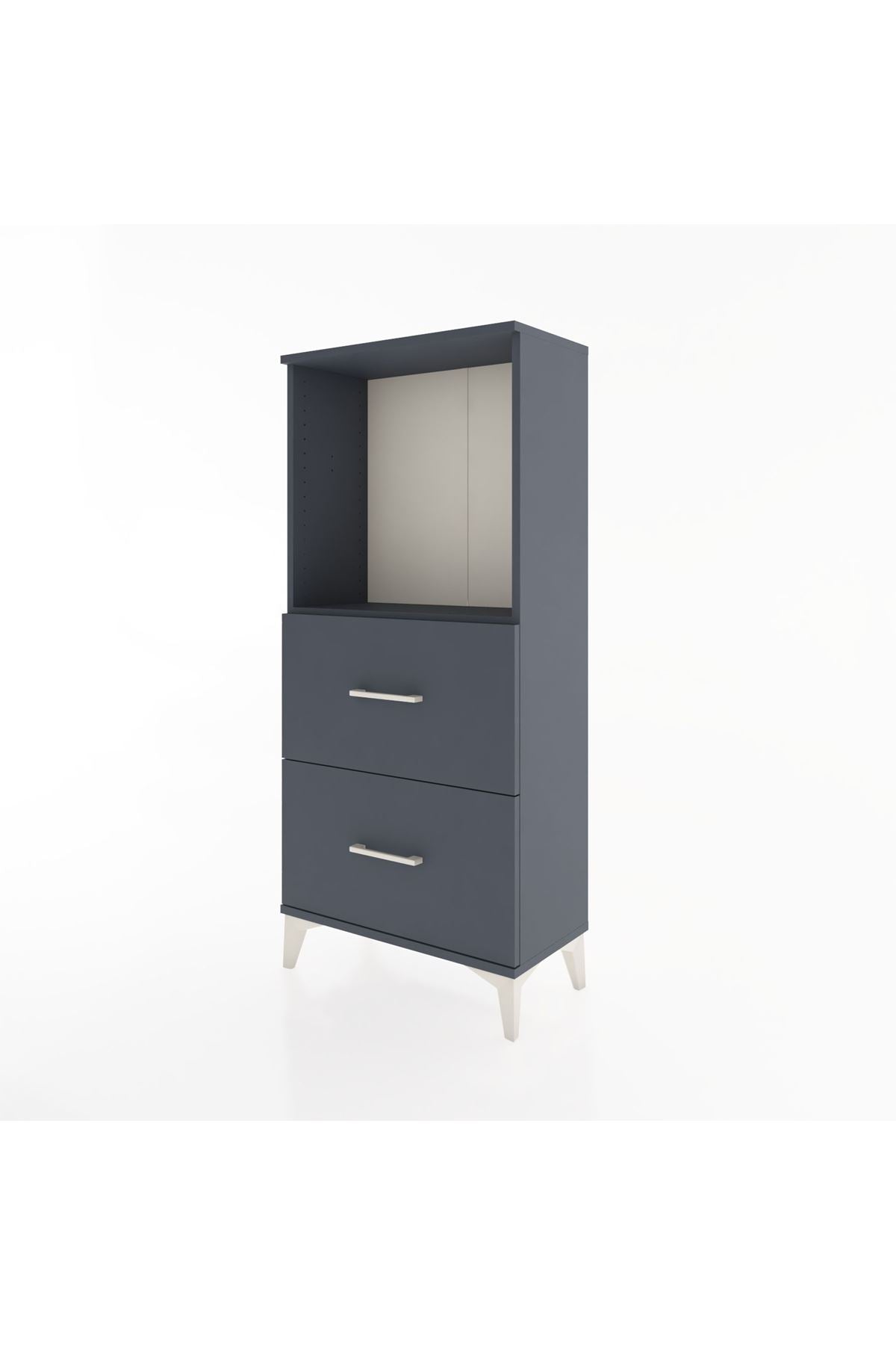 Hyperion Dolap Tek Raflı 2 Çekmeceli 60x44x134 - S50M030V5B