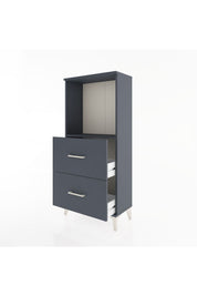 Hyperion Dolap Tek Raflı 2 Çekmeceli 60x44x134 - S50M030V5B