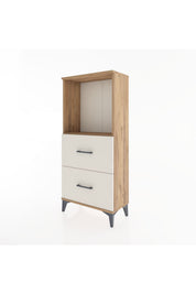 Hyperion Dolap Tek Raflı 2 Çekmeceli 60x44x134 - S50M030V7B
