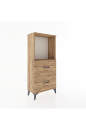 Hyperion Dolap Tek Raflı 2 Çekmeceli 60x44x134 - S50M030V9B