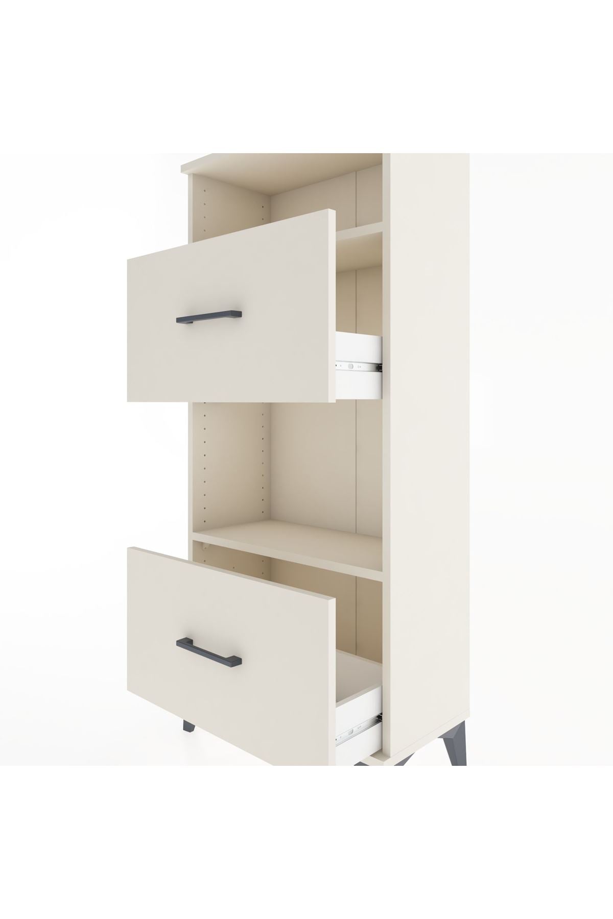 Hyperion Dolap 2 Raflı 2 Çekmeceli 60x44x134 - S50M031V1B