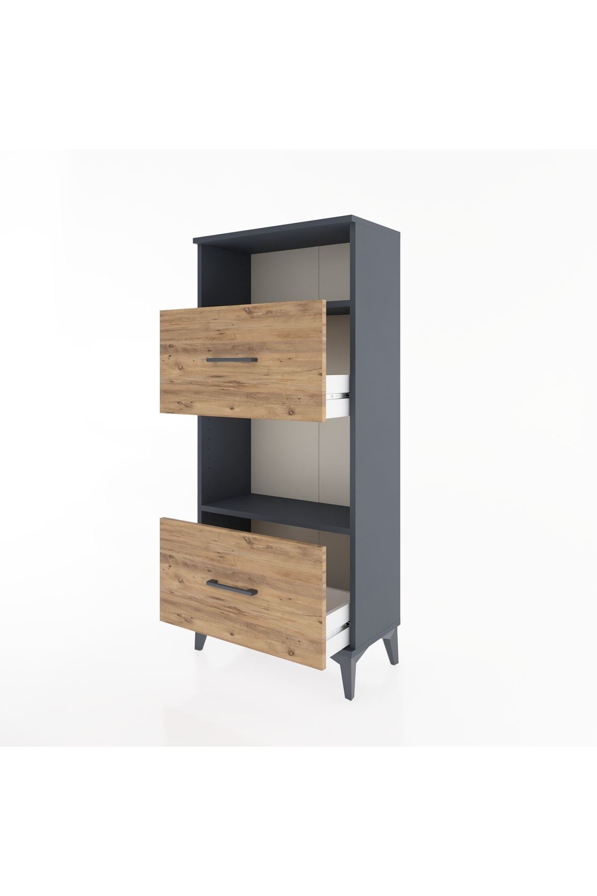 Hyperion Dolap 2 Raflı 2 Çekmeceli 60x44x134 - S50M031V6B
