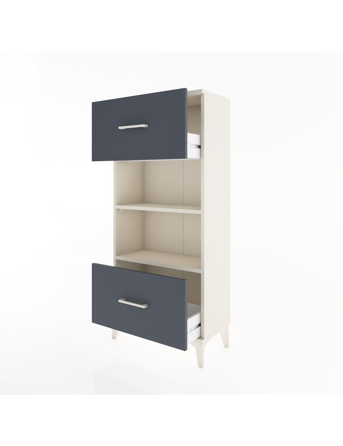 Hyperion Dolap 2 Raflı 2 Çekmeceli 60x44x134 - S50M032V2B