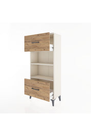 Hyperion Dolap 2 Raflı 2 Çekmeceli 60x44x134 - S50M032V3B