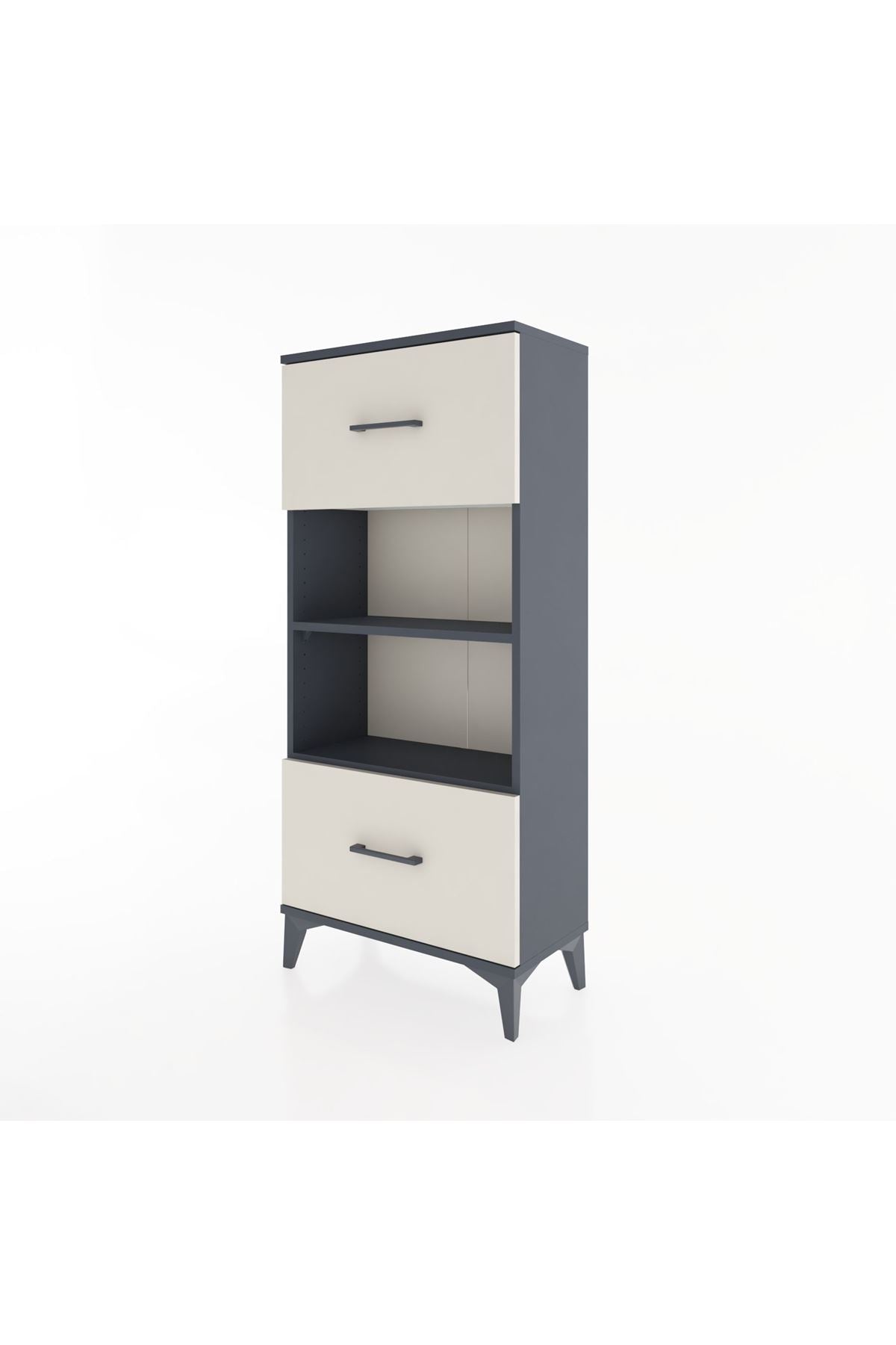 Hyperion Dolap 2 Raflı 2 Çekmeceli 60x44x134 - S50M032V4B