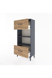 Hyperion Dolap 2 Raflı 2 Çekmeceli 60x44x134 - S50M032V6B