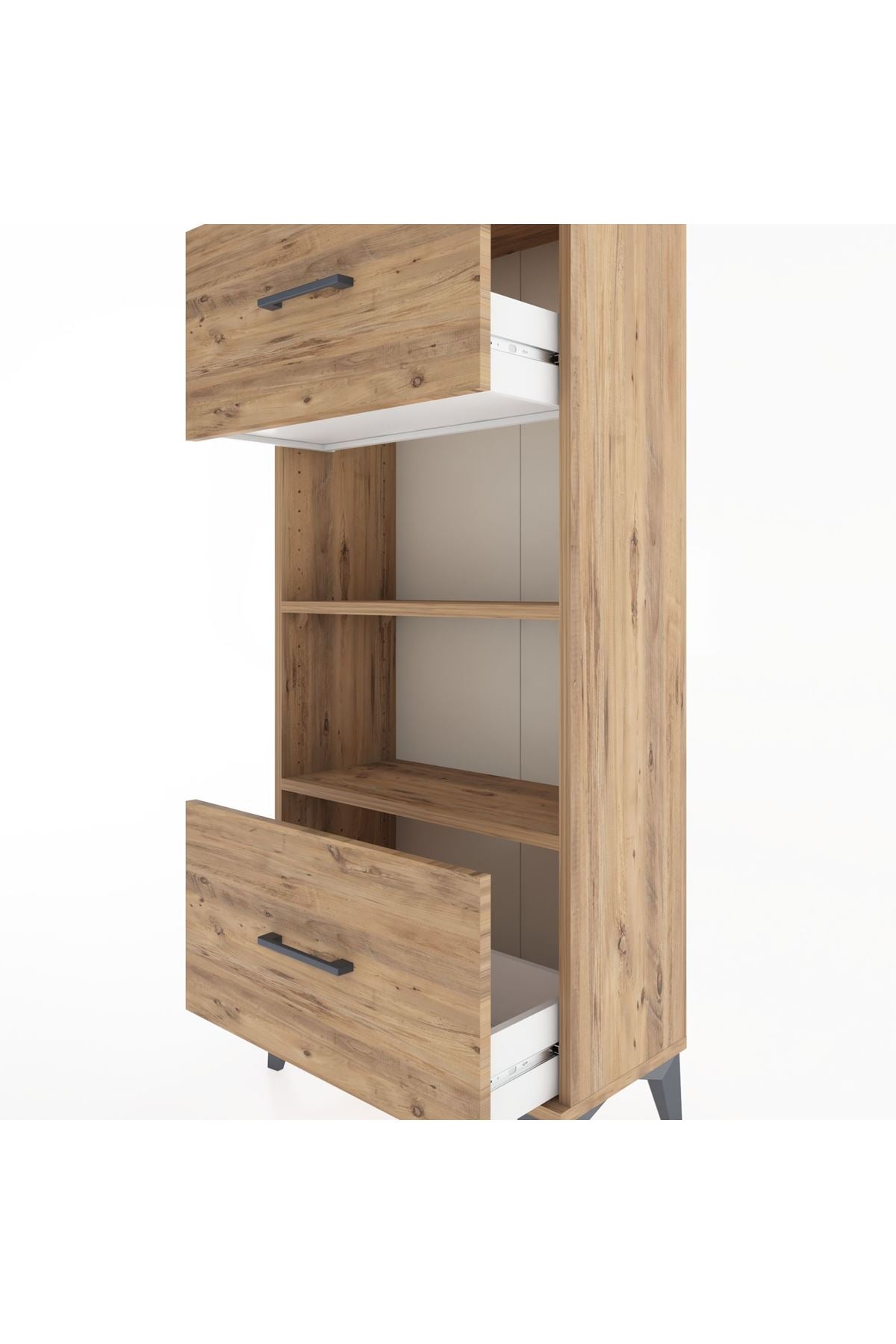 Hyperion Dolap 2 Raflı 2 Çekmeceli 60x44x134 - S50M032V9B