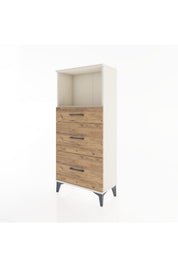 Hyperion Dolap Tek Raflı 3 Çekmeceli 60x44x134 - S50M033V3B
