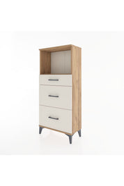 Hyperion Dolap Tek Raflı 3 Çekmeceli 60x44x134 - S50M033V7B