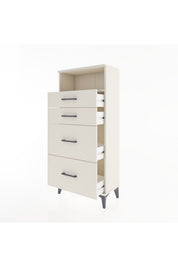Hyperion Dolap Tek Raflı 4 Çekmeceli 60x44x134 - S50M034V1B