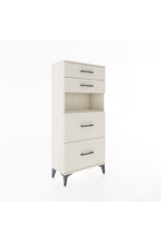 Hyperion Dolap Tek Raflı 4 Çekmeceli 60x44x134 - S50M035V1B