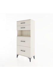 Hyperion Dolap Tek Raflı 4 Çekmeceli 60x44x134 - S50M035V1B