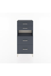 Hyperion Dolap Tek Raflı 4 Çekmeceli 60x44x134 - S50M035V5B