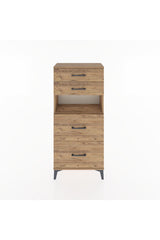 Hyperion Dolap Tek Raflı 4 Çekmeceli 60x44x134
