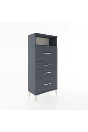 Hyperion Dolap Tek Raflı 4 Çekmeceli 60x44x134 - S50M036V5B